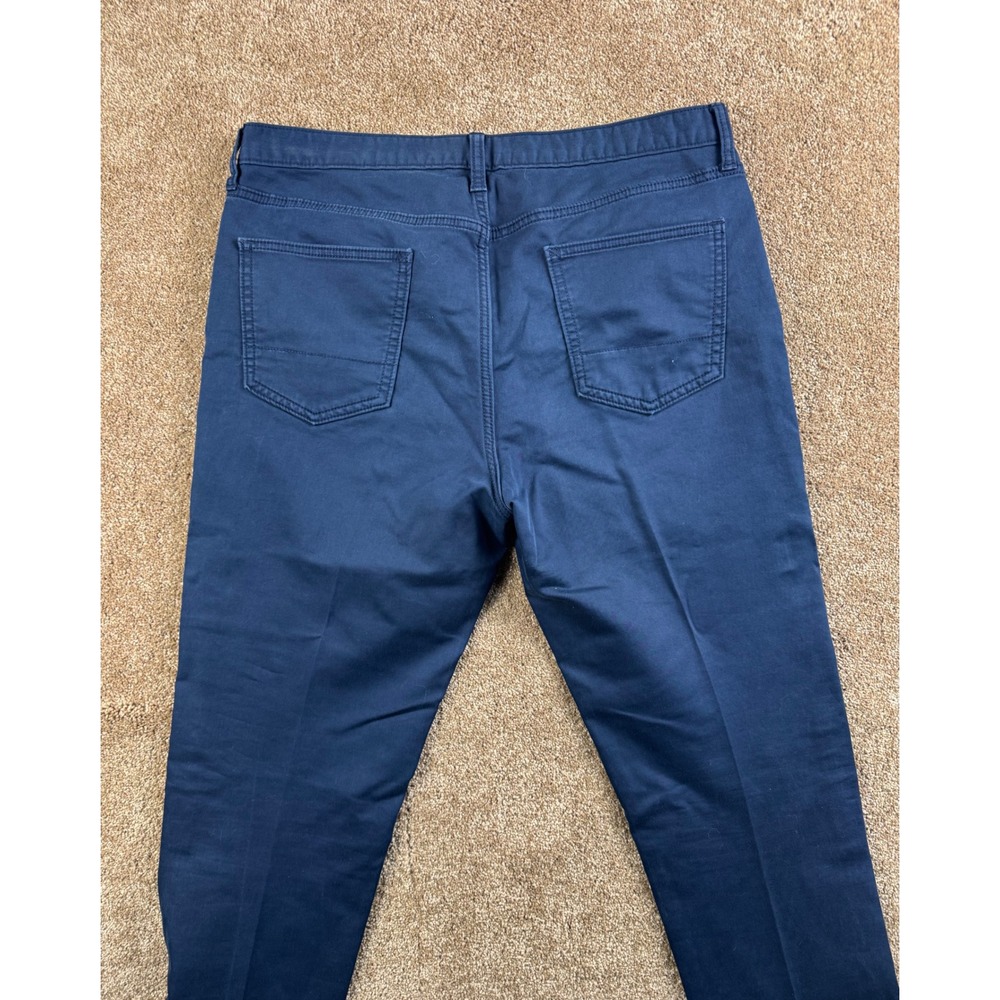 Banana Republic Travel Jean Lot Mens 34x32 Athletic Slim Fit Navy Green Gray 3pk - Picture 9 of 16
